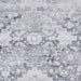 Think Rugs topaz think h1265 grey Grey Living Room Flat Weave Rug.