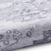 Think Rugs topaz think h1265 grey Grey Living Room Flat Weave Rug.