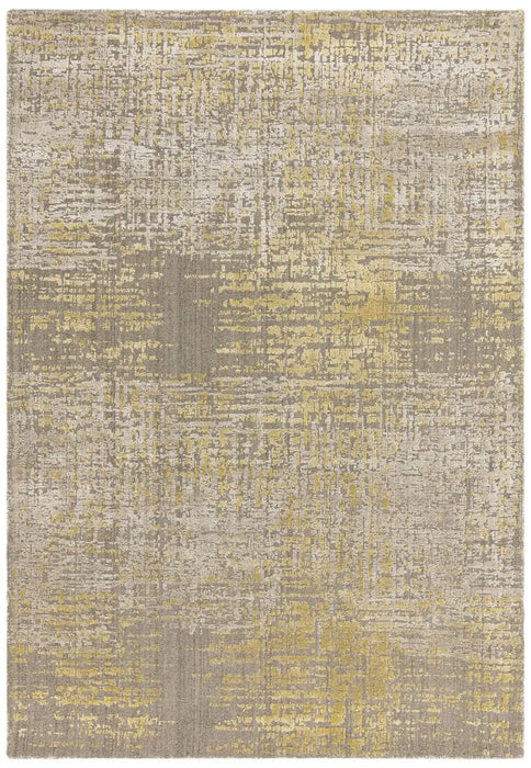 Asiatic torino gold Yellow Living Room Wool Rug.