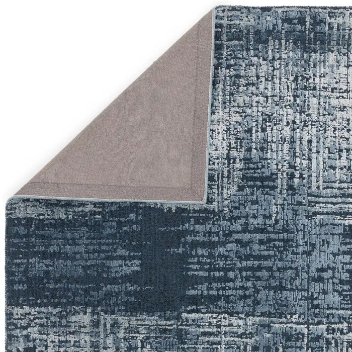 Asiatic torino petrol blue Blue Living Room Wool Rug.