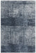 Asiatic torino petrol blue Blue Living Room Wool Rug.