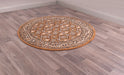 Rug Style traditional poly esta gold Brown Living Room Moroccan Rug.