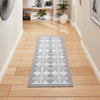 Victoria H1184 Grey/Light Grey Washable Rug