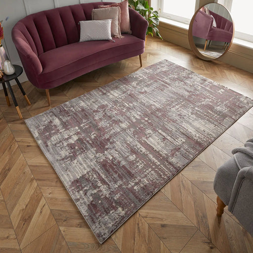 Oriental Weavers vinci 1803 m Grey, Purple Living Room Moroccan Rug.