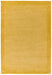 Asiatic york mustard Yellow Living Room Wool Rug.