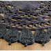 Oriental Weavers zarla black Black Living Room Floral Rug.