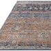 Asiatic zola fasa Blue, Black, Multicoloured Living Room Moroccan Rug.