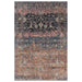 Asiatic zola fasa Blue, Black, Multicoloured Living Room Moroccan Rug.