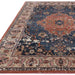 Asiatic zola heris Blue, Multicoloured Living Room Moroccan Rug.