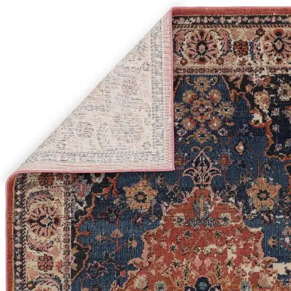 Asiatic zola heris Blue, Multicoloured Living Room Moroccan Rug.