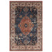 Asiatic zola heris Blue, Multicoloured Living Room Moroccan Rug.
