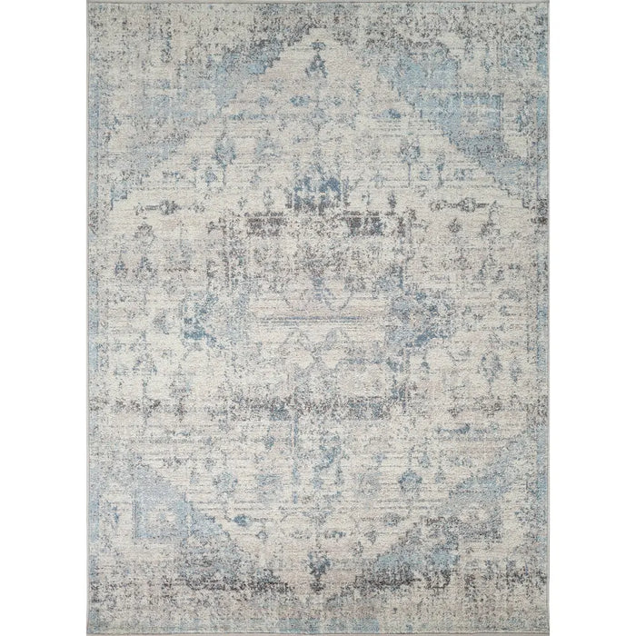 LYA Vintage Traditional Oriental Boho Ivory Rug