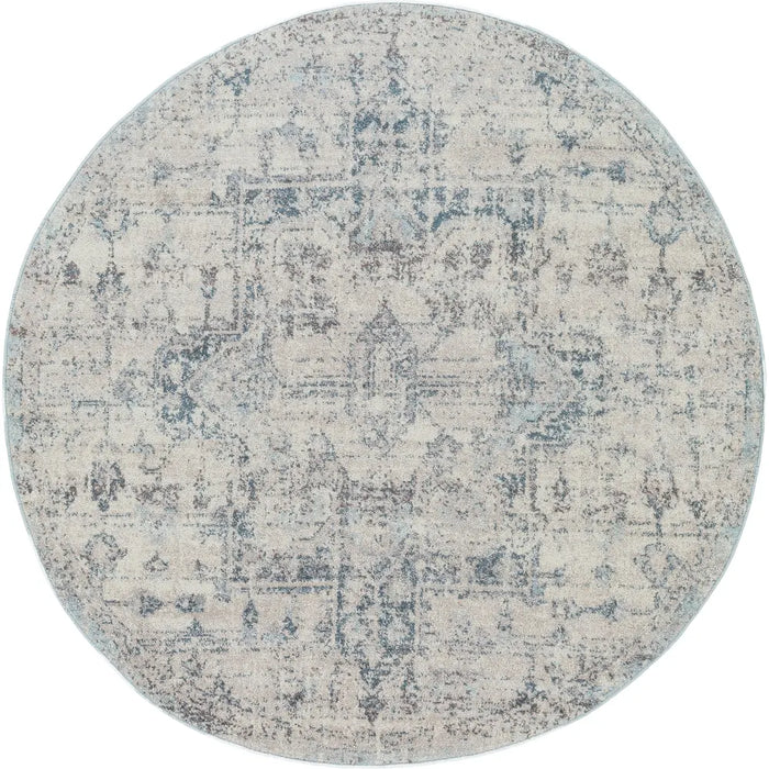 LYA Vintage Traditional Oriental Boho Ivory Rug