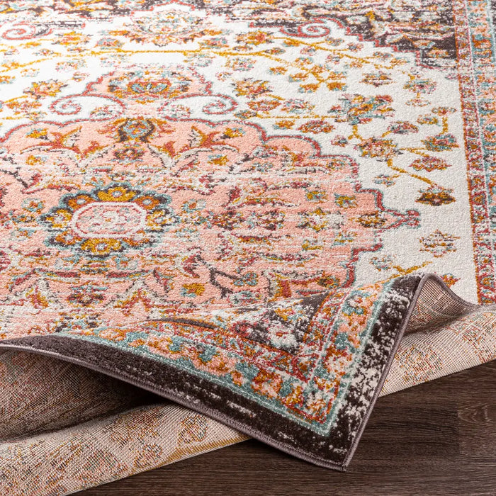 CELIA Vintage Traditional Oriental Boho Brick Rug