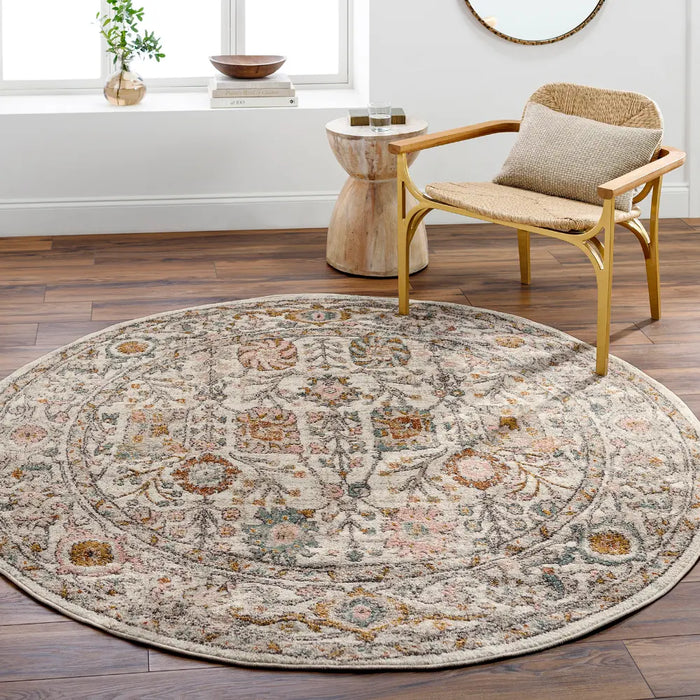 AMIRA Vintage Traditional Oriental Boho Burnt Orange Rug