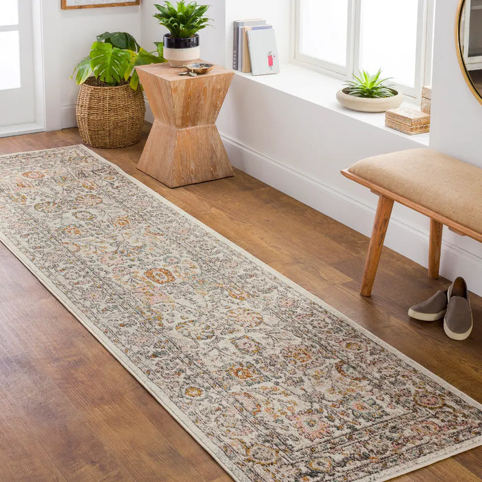 AMIRA Vintage Traditional Oriental Boho Burnt Orange Rug