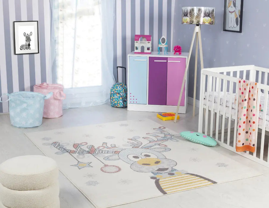 DINGO Kids Modern Multicolour/Blue/Bedroom Rug Multicolour