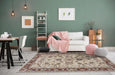 Mastercraft alhambra 6549a ivory Ivory, Red Living Room  Rug.