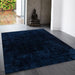 Asiatic milo navy Navy Living Room Shaggy Rug.