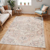 KRISHNA Becki Owens x Livabliss Vintage Traditional Oriental Boho Salmon Rug
