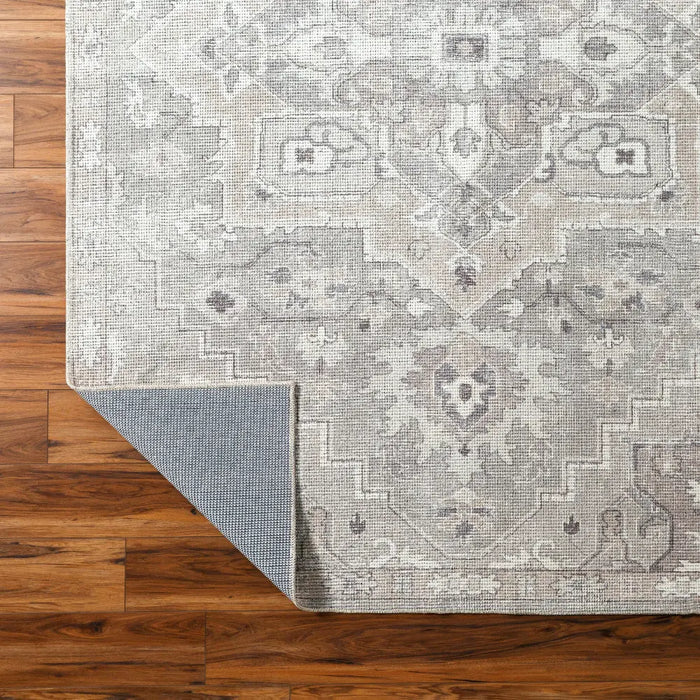 KRISHNA Becki Owens x Livabliss Vintage Traditional Oriental Boho Camel/Dark Brown Rug