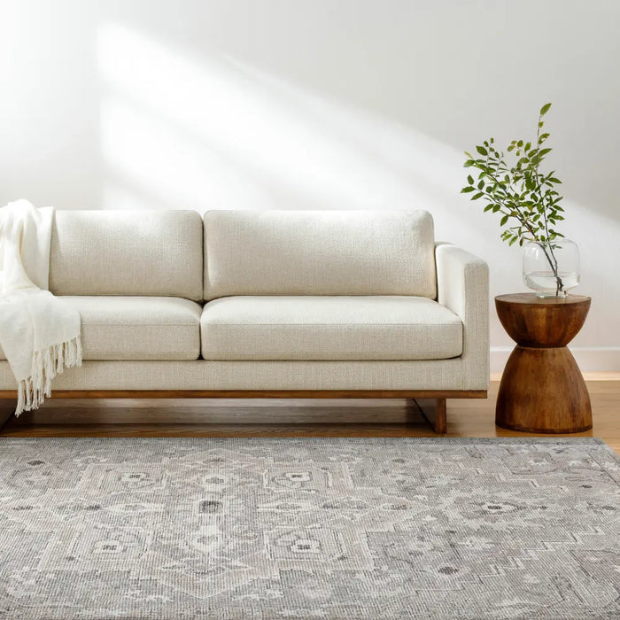 KRISHNA Becki Owens x Livabliss Vintage Traditional Oriental Boho Camel/Dark Brown Rug