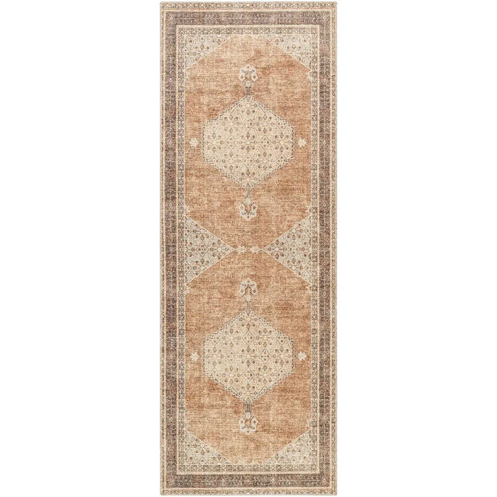 SIMRAN Becki Owens x Livabliss Vintage Traditional Oriental Boho Cinnamon Rug