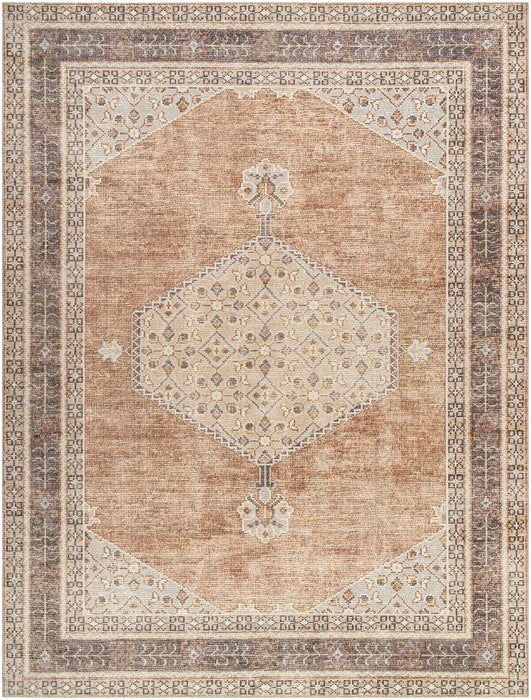 SIMRAN Becki Owens x Livabliss Vintage Traditional Oriental Boho Cinnamon Rug