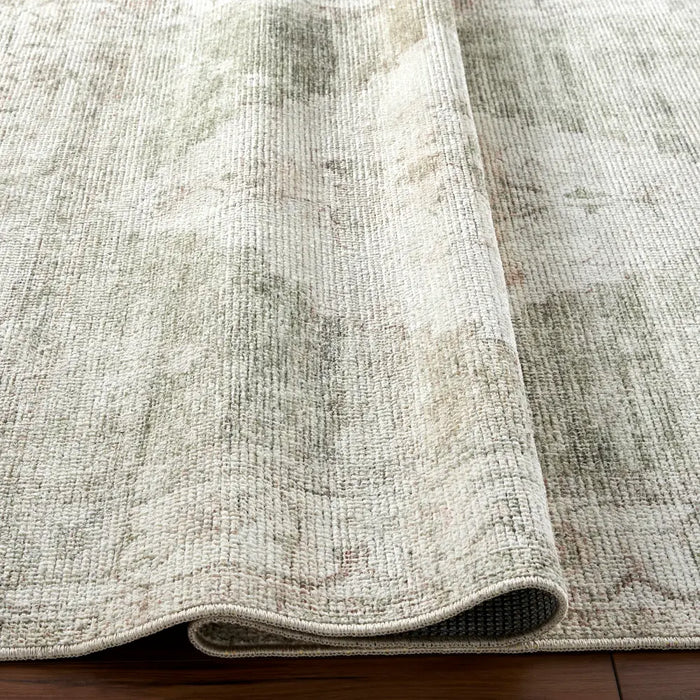 ANIKA Becki Owens x Livabliss Vintage Traditional Oriental Boho Sage Green Rug