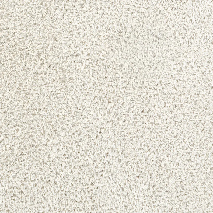CLAIRE Shaggy Solid Color Plush Pile Light Grey Rug Grey