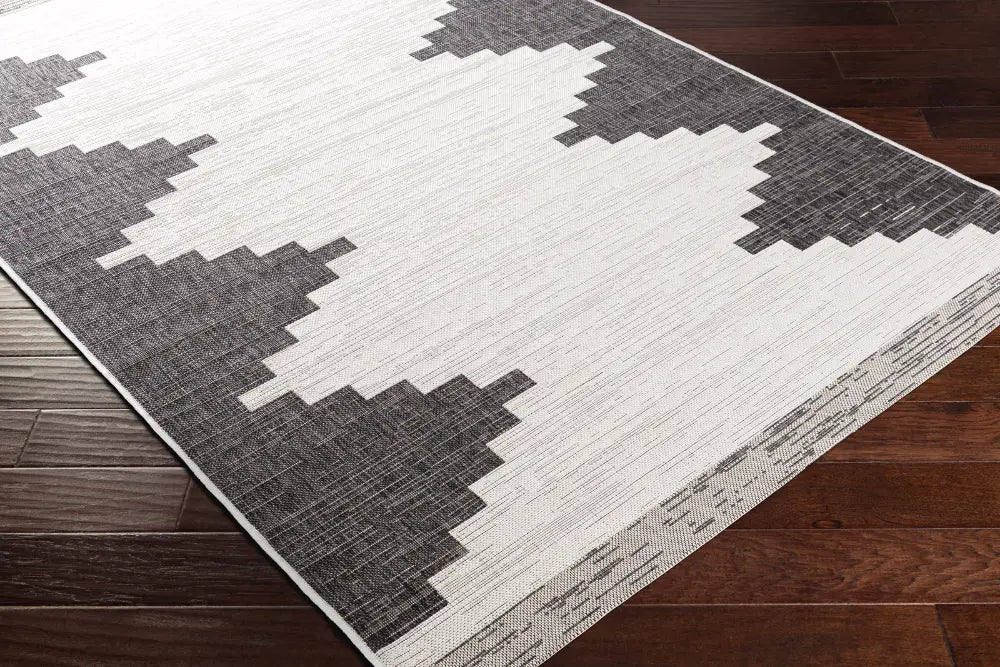 RUBAL In- & Outdoor Modern Black Rug