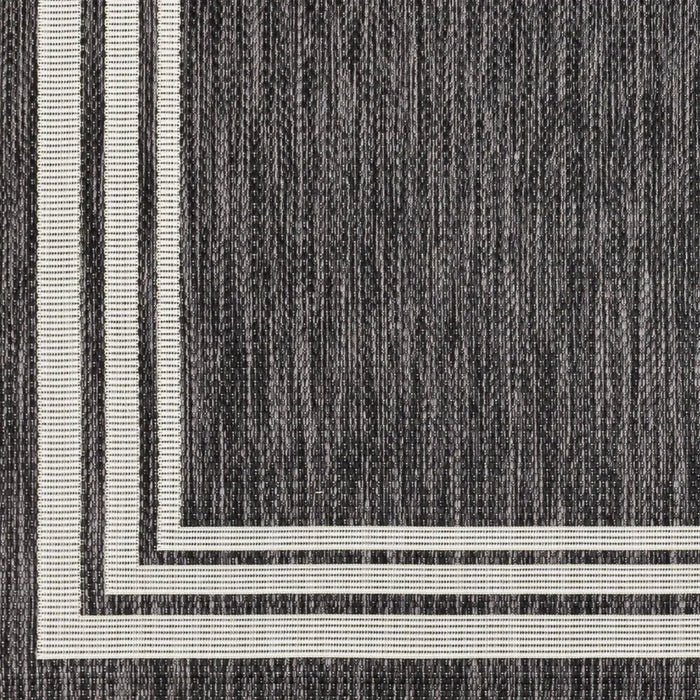 AKRITI In- & Outdoor Traditional Boho Dark Grey Rug