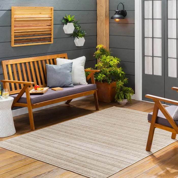KAVITA In- & Outdoor Global Brown Rug