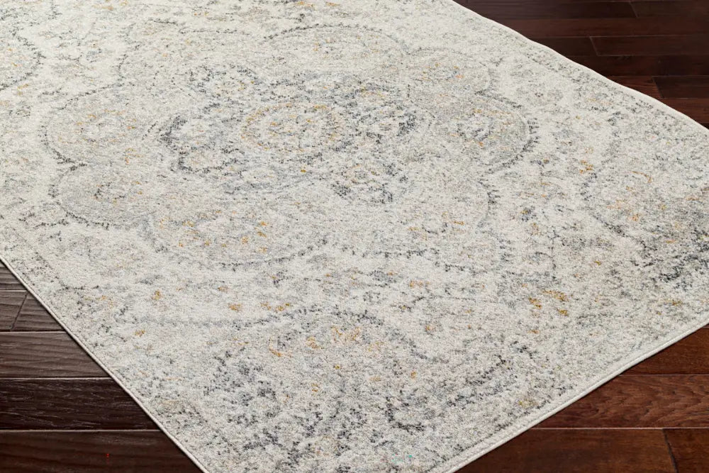 JULIA Vintage Traditional Oriental Boho Medium Grey Rug