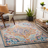 WILLOW Vintage Traditional Oriental Boho Navy Rug