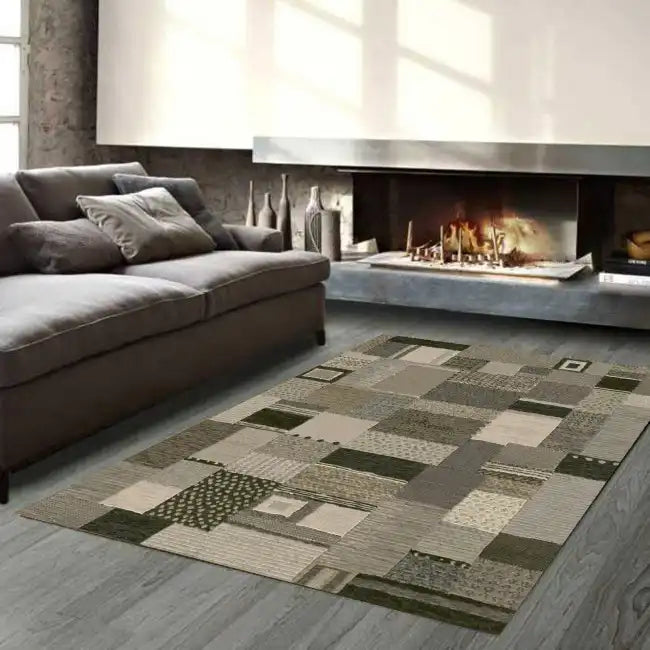 Mastercraft galleria 063 0125 4343 Grey Living Room Moroccan Rug.