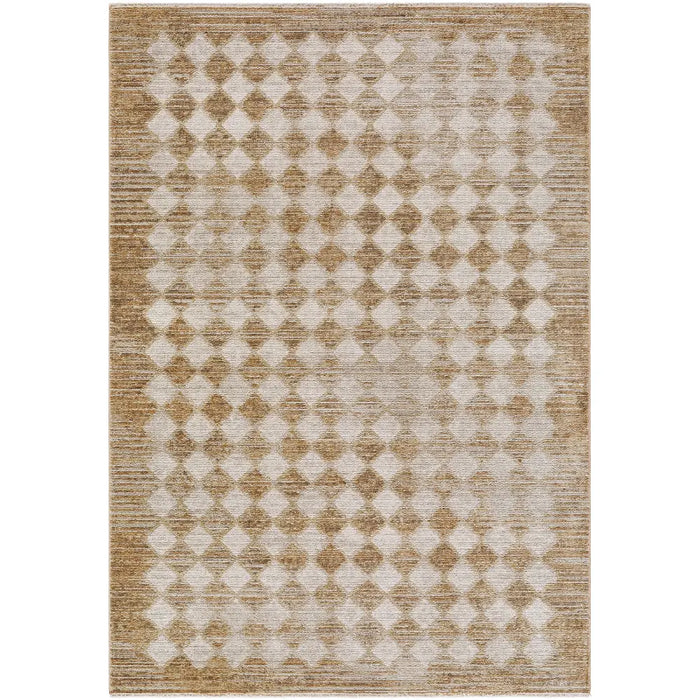 NATI Galey Alix x Livabliss Scandi Geometric Mustard/Cream Rug