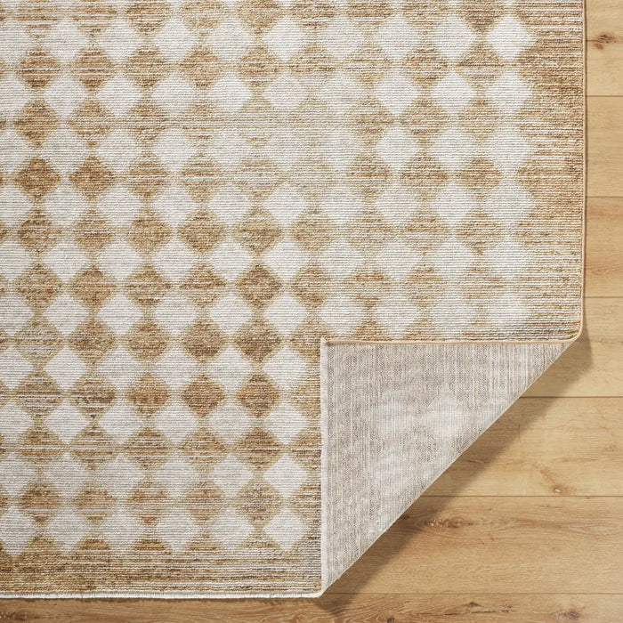 NATI Galey Alix x Livabliss Scandi Geometric Mustard/Cream Rug