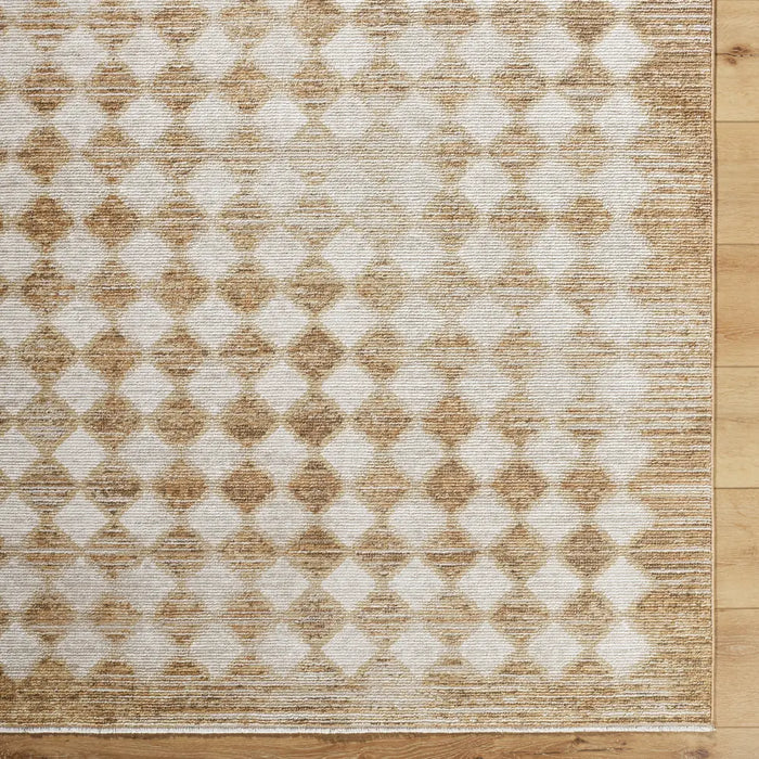 NATI Galey Alix x Livabliss Scandi Geometric Mustard/Cream Rug