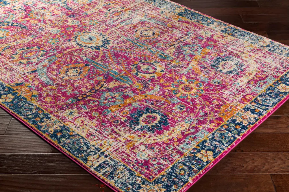 KUSH Vintage Traditional Oriental Boho Burgundy Rug