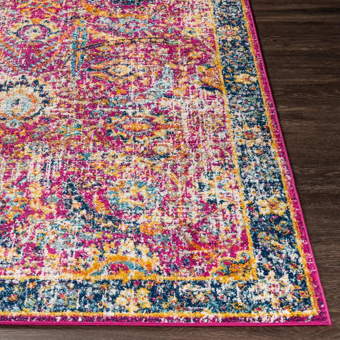 KUSH Vintage Traditional Oriental Boho Burgundy Rug
