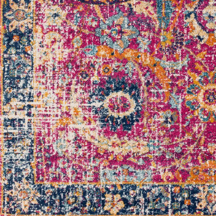 KUSH Vintage Traditional Oriental Boho Burgundy Rug