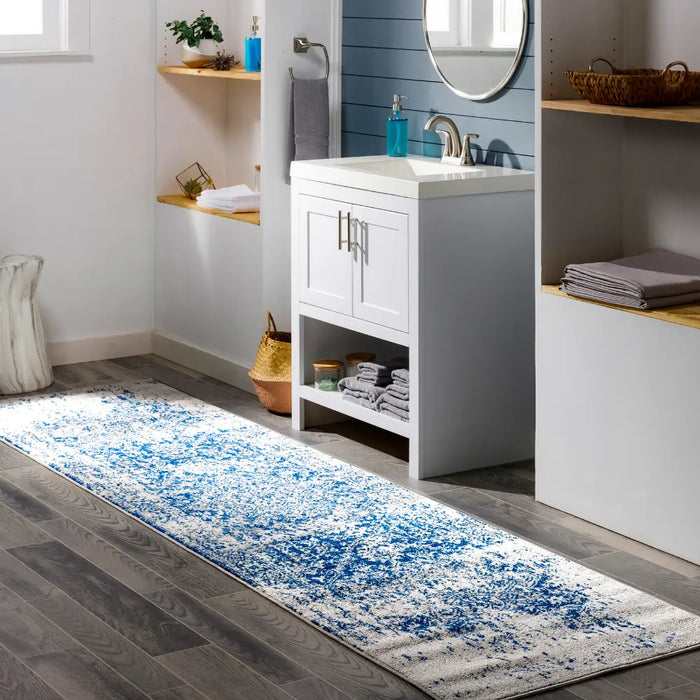 JULIETTE Vintage Traditional Oriental Boho Navy Rug