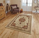 Think Rugs heritage 4400 cream red Ivory, Red, Cream Living Room  Rug.
