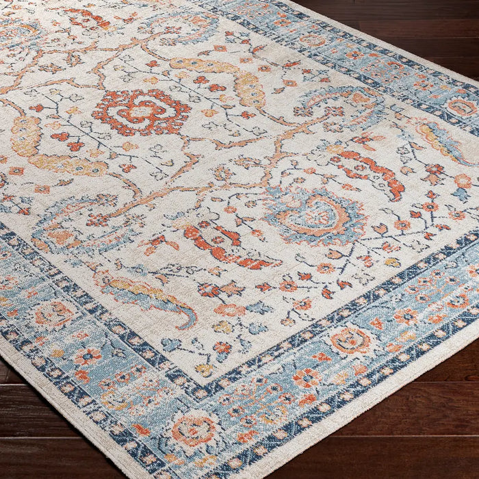 GALILEA In- & Outdoor Traditional Boho Burnt Orange Rug