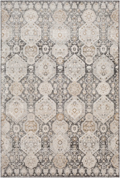LOTUS Vintage Traditional Oriental Boho Black Rug