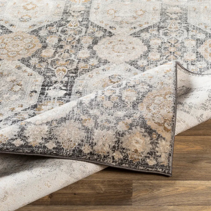 LOTUS Vintage Traditional Oriental Boho Black Rug