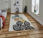 Think Rugs inaluxe ix05 Ivory, Multicoloured  Wool Rug.