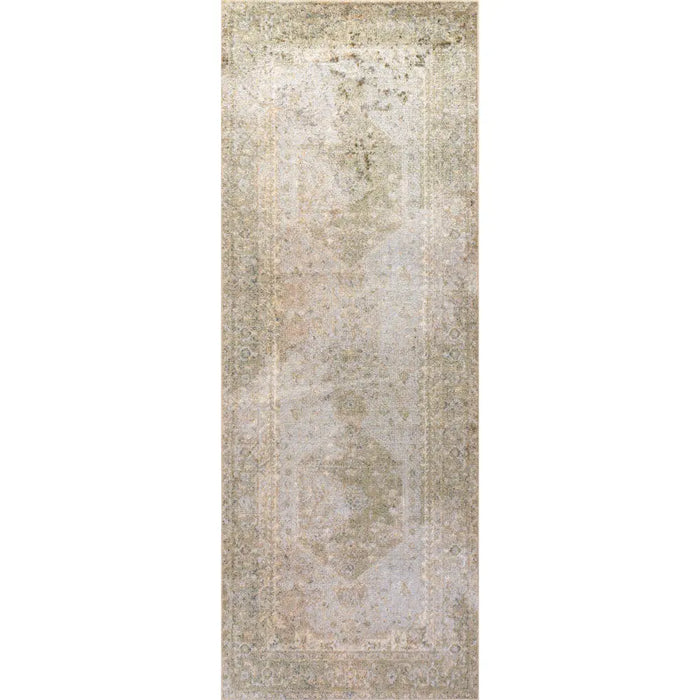 BOKA Machine Washable Traditionnal Boho Camel Rug