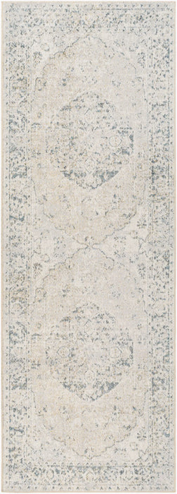 AMAYRA Machine Washable Traditionnal Boho Oatmeal Rug